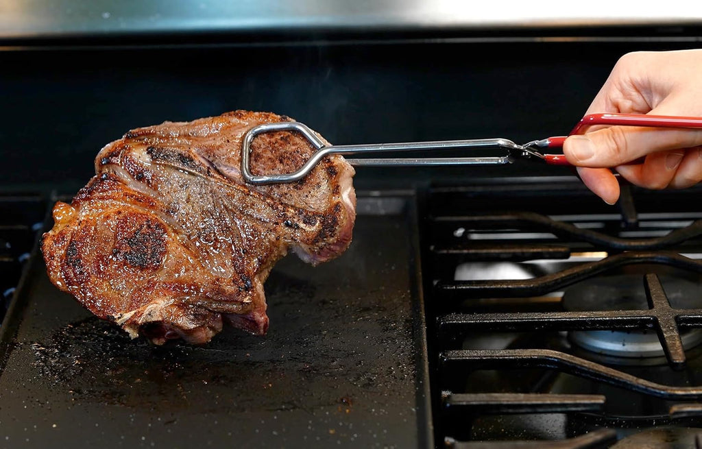 10-Inch Heavy Duty Stainless Steel Kitchen Tongs