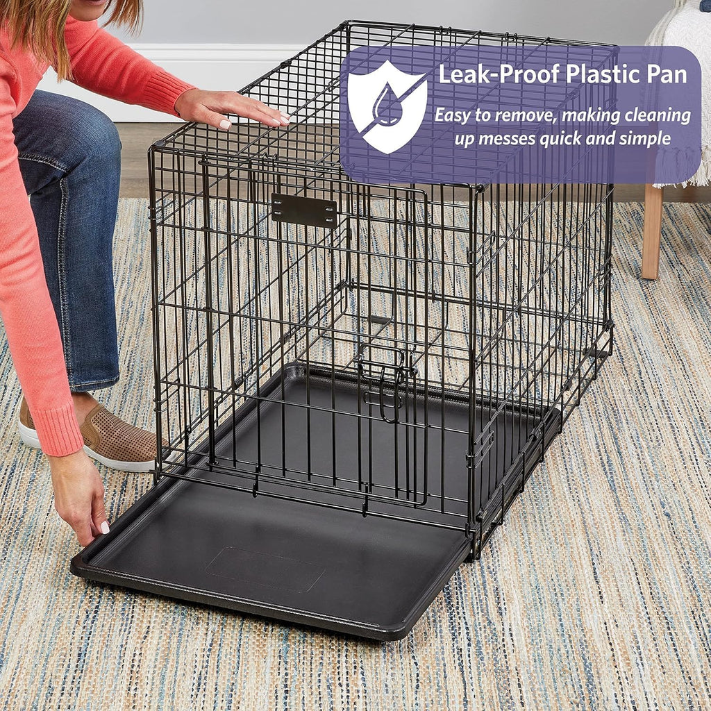 30" Folding Dog Crate with Divider