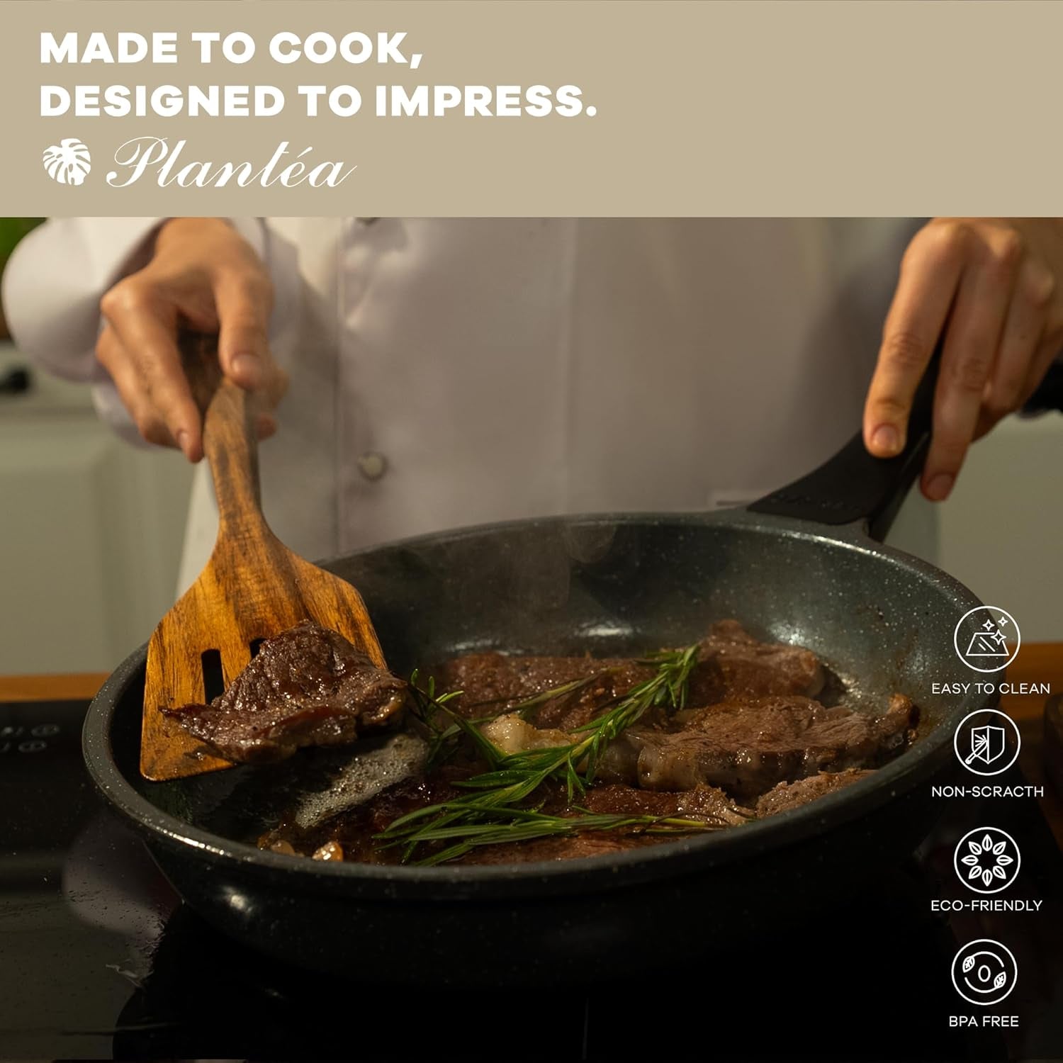 4-Piece Acacia Wood Spatula Set