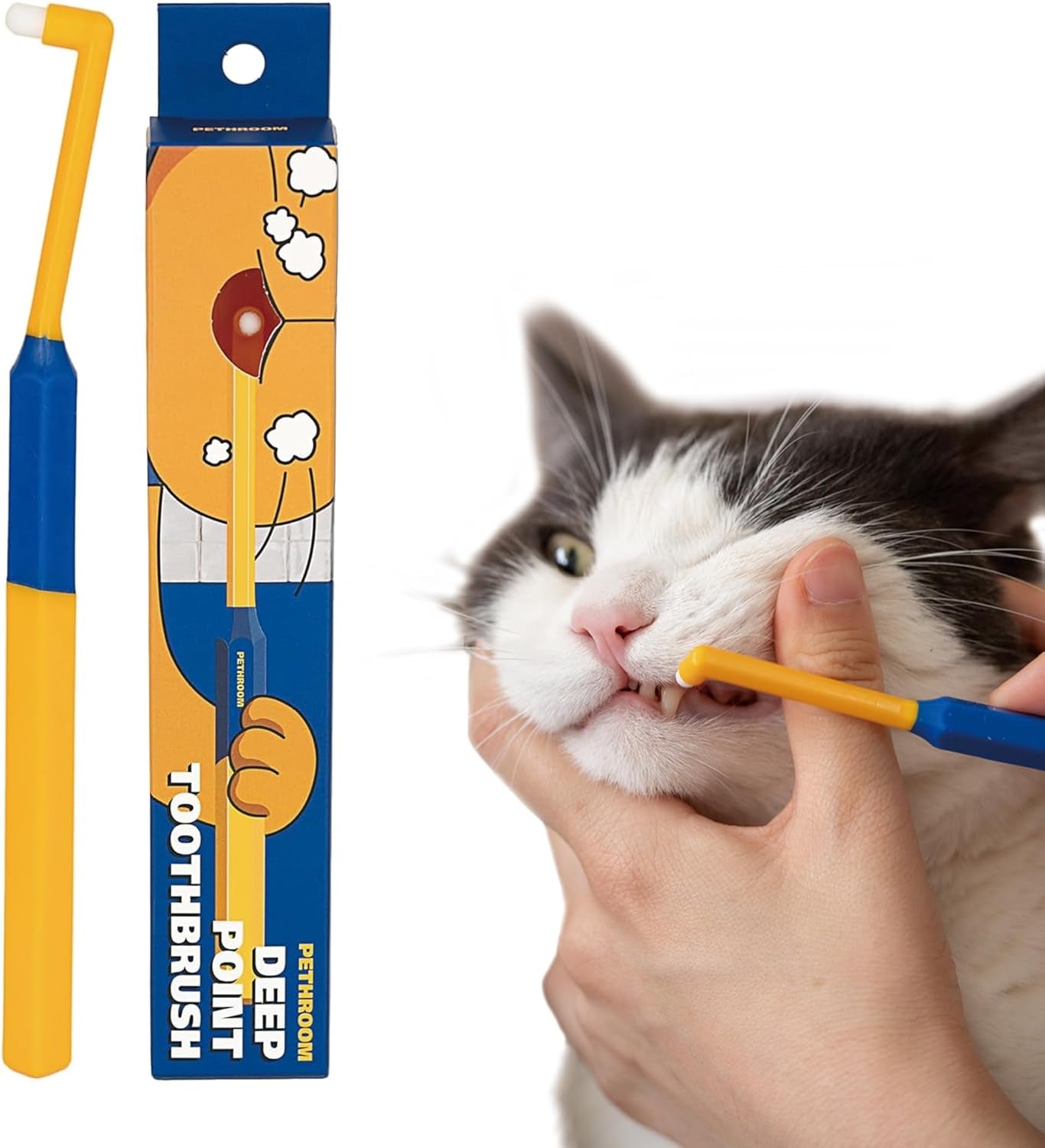 Pet Toothbrush for Cats & Small Dogs Dental Care