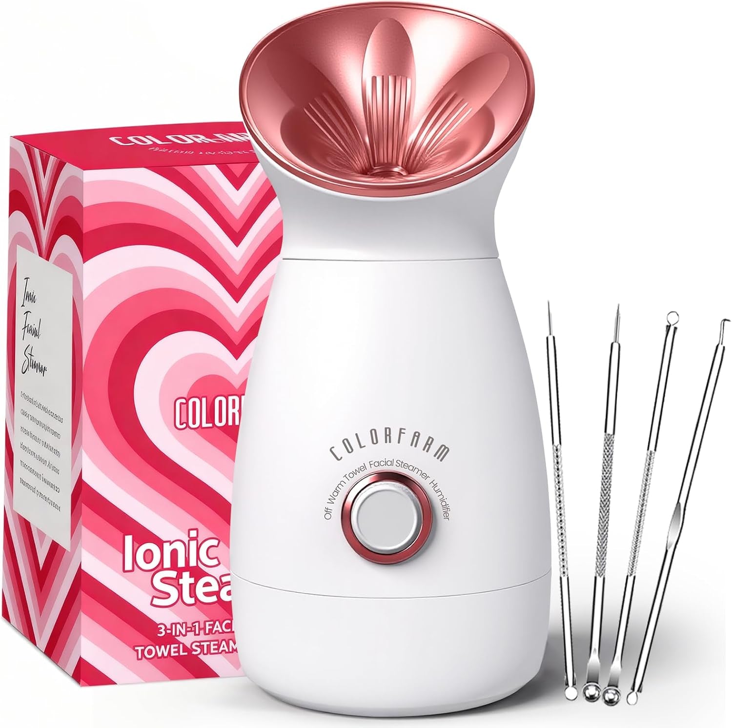 Nano Ionic 3-in-1 Facial Steamer & Humidifier