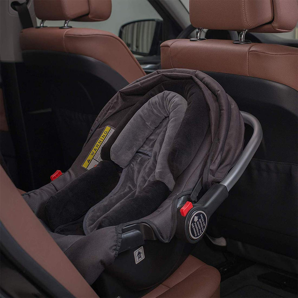 Upgraded 3-In-1 Babybody Support for Newborn Infant Toddler - Extra Soft Car Seat Insert Cushion Pad, Perfect for Carseats, Strollers, Swings, Black