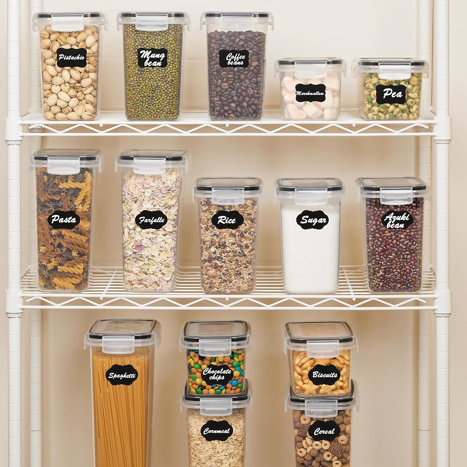 24-Piece Airtight Food Storage Container Set