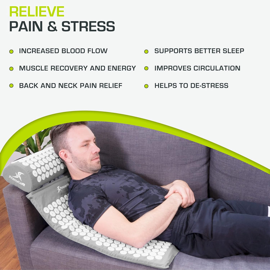 Acupressure Mat & Pillow Set – Pain Relief