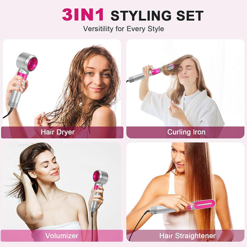 3-in-1 Hot Air Brush Blow Dryer Set