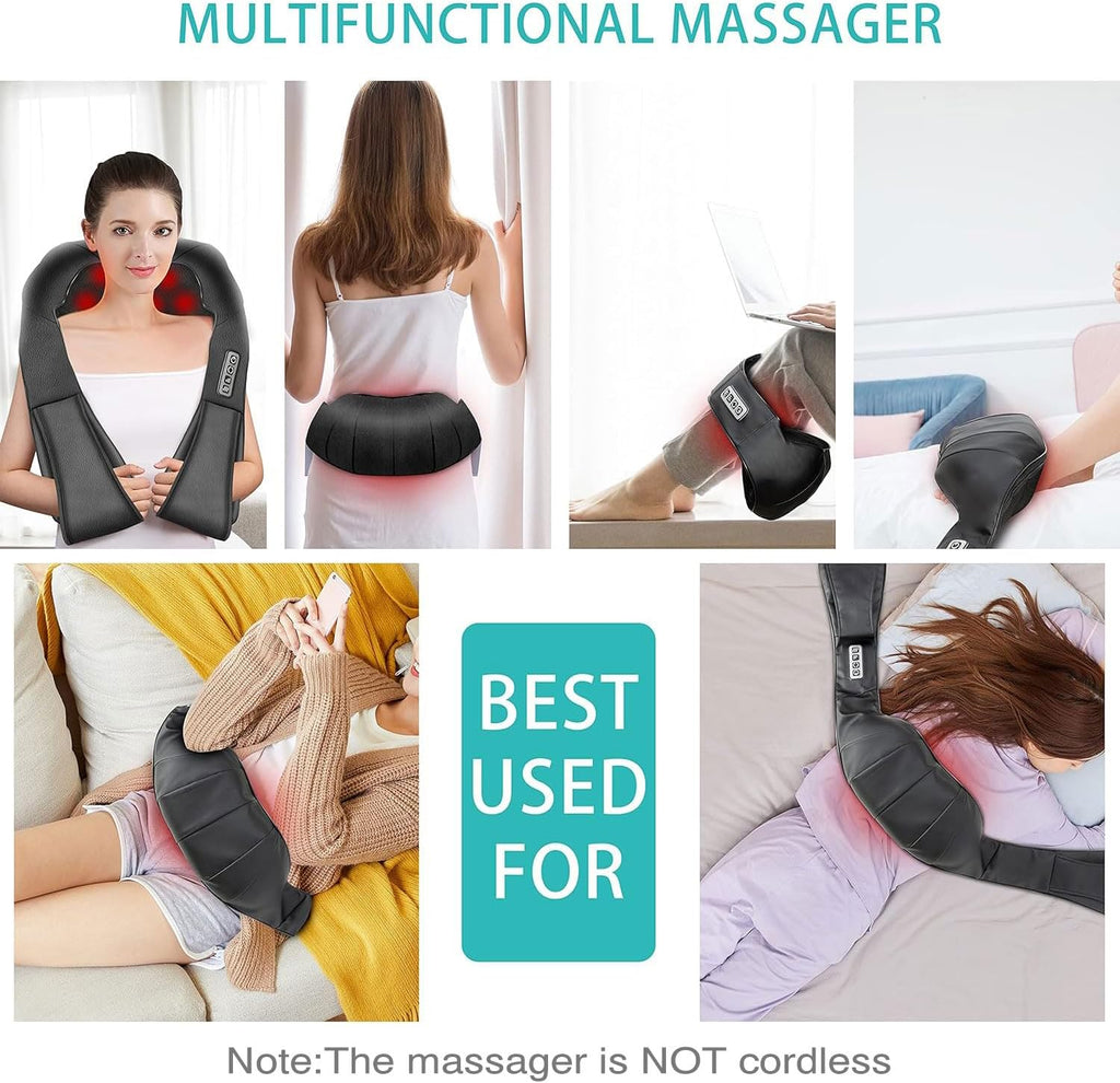 Shiatsu Back & Neck Massager with Heat