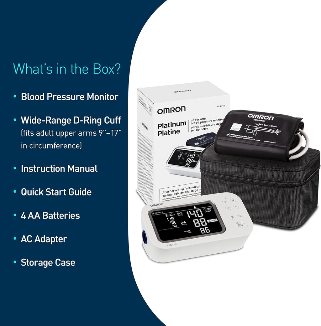 Platinum Upper Arm Blood Pressure Monitor