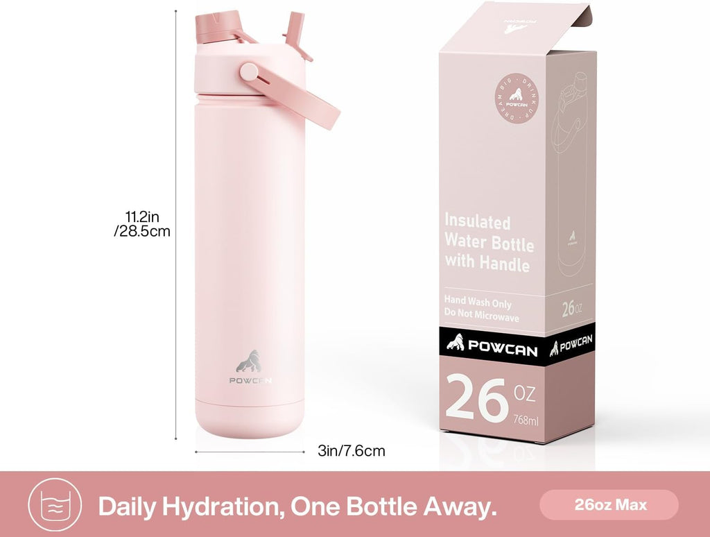 26oz Insulated Stainless Steel Water Bottle
