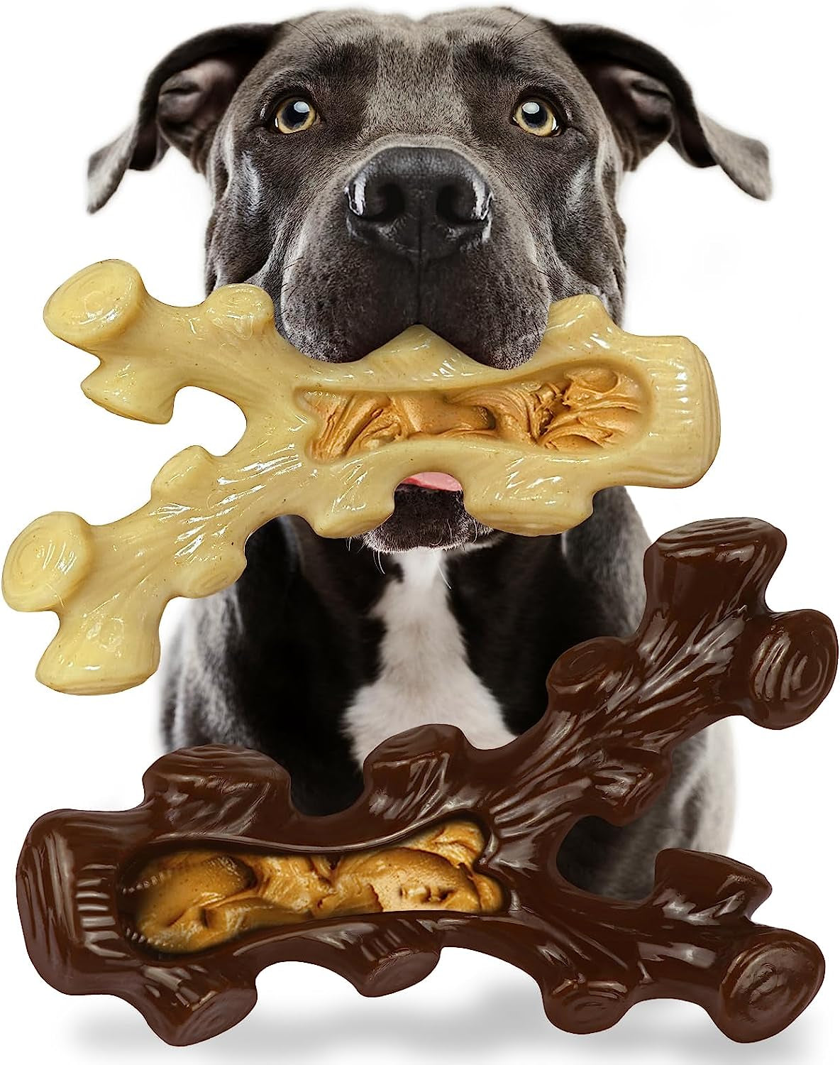 2-Pack Tough Dog Chew Toys – Medium/Large