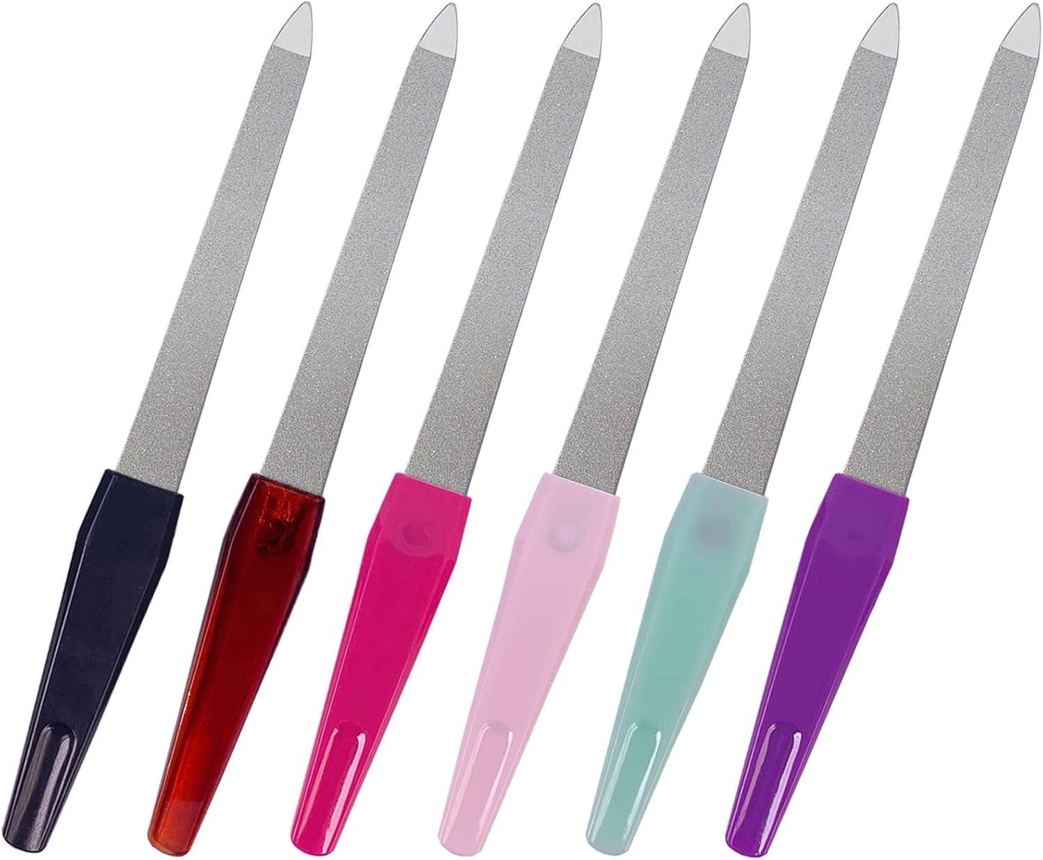 6PCS Stainless Steel Nail File Set – Sharp Tip
