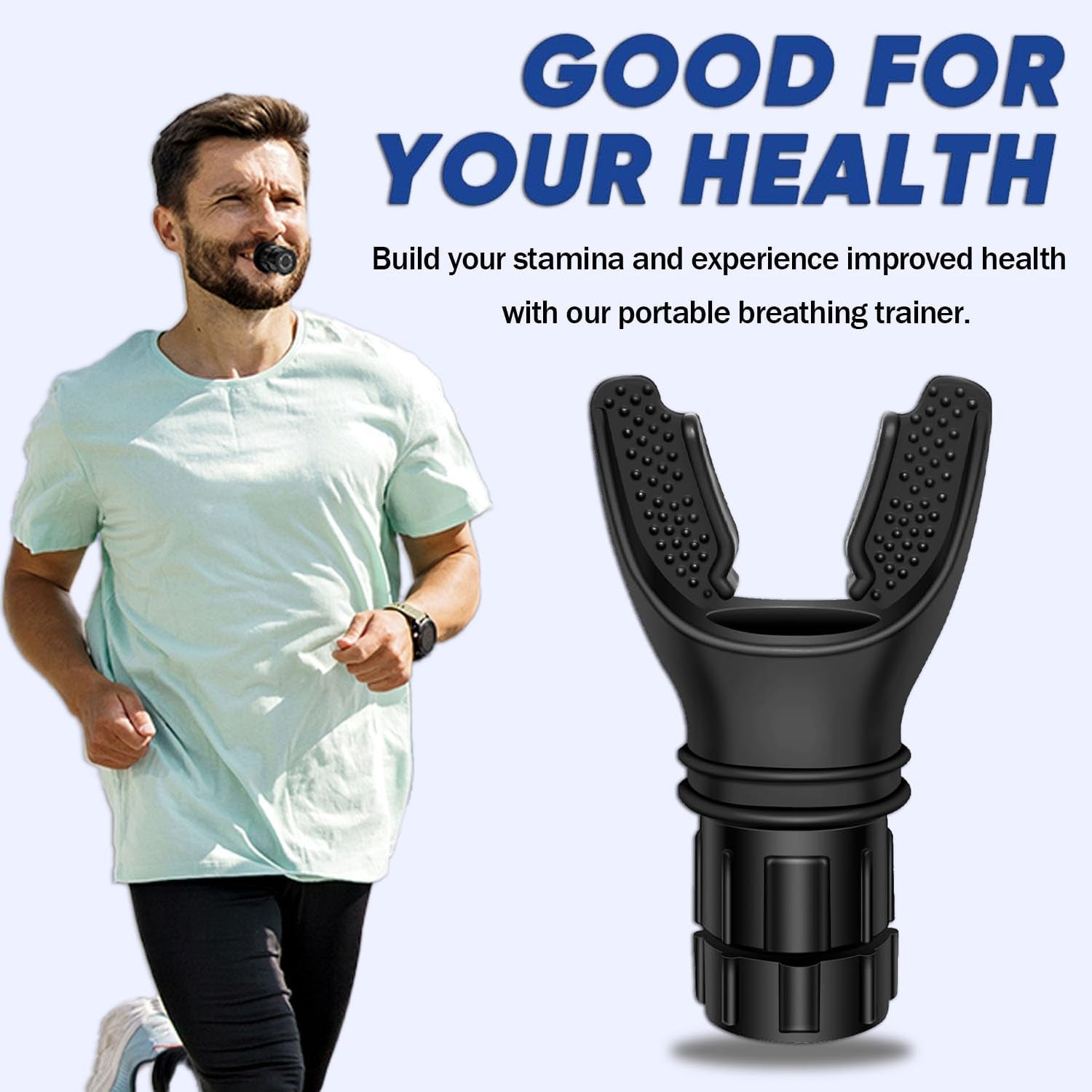 Portable Adjustable Breathing Exercise Device