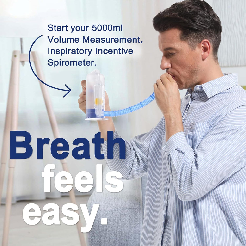Incentive Spirometer Breathing Exercise Device