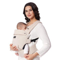 Baby Carrier - Ergonomic, Cozy and Lightweight Carrier for 7-44Lbs, Effortless to Put On, Ideal for Hands-Free Parenting, Enhanced Lumbar Support, Purehug for Infant to Toddler, Khaki