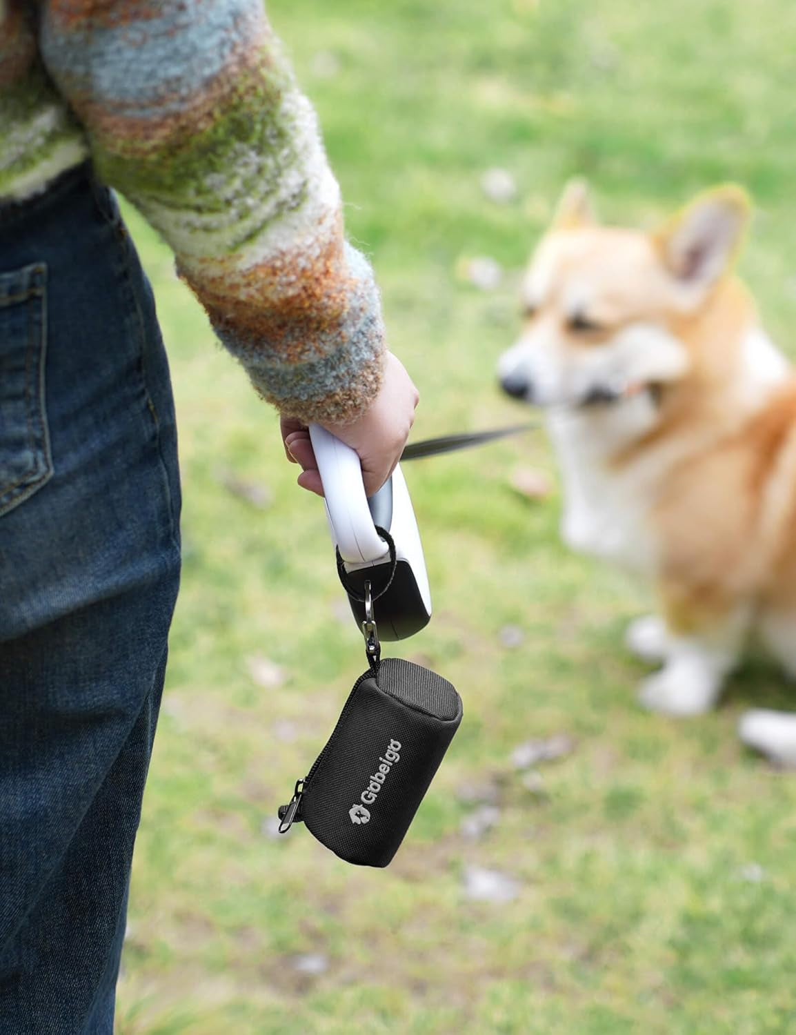 Dog Poop Bag Holder with 15 Bags