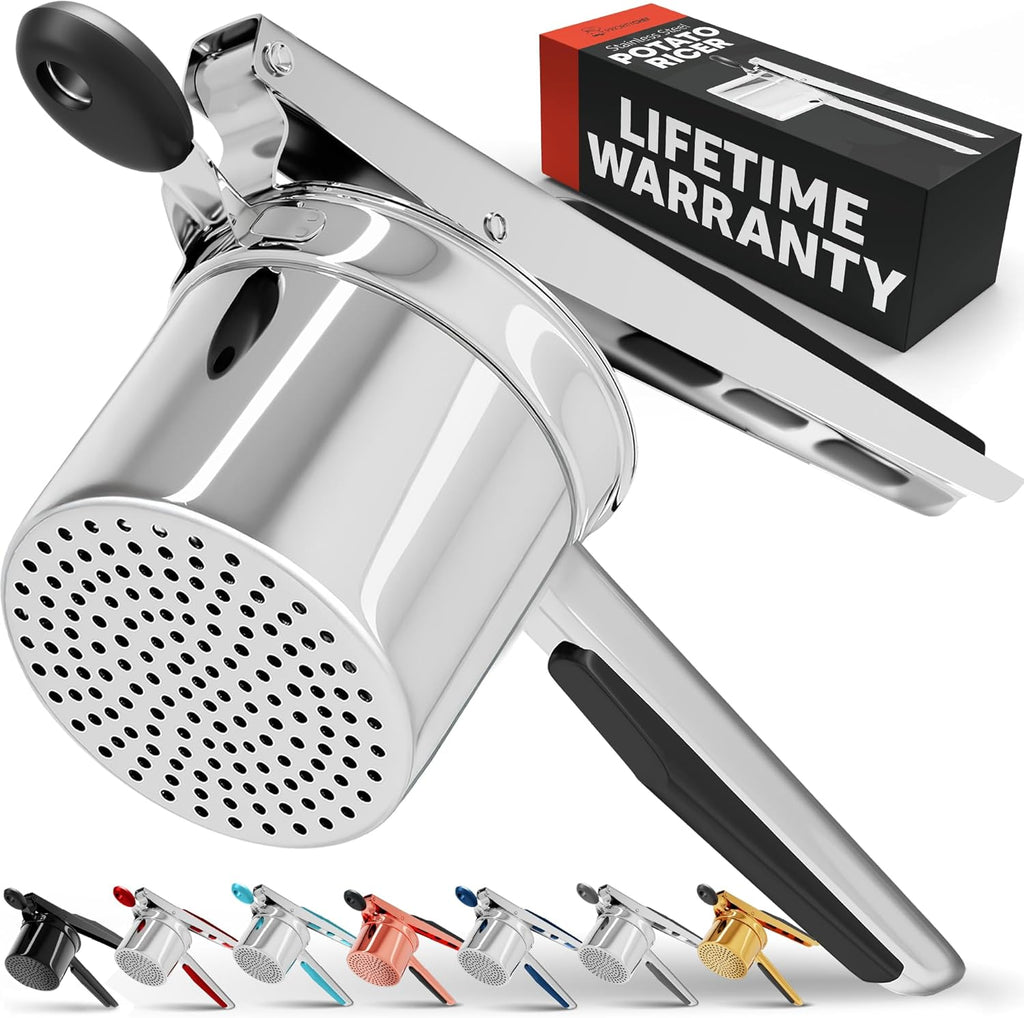 PriorityChef 15oz Stainless Steel Potato Ricer