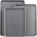 3-Piece Nonstick Carbon Steel Baking Sheet Set