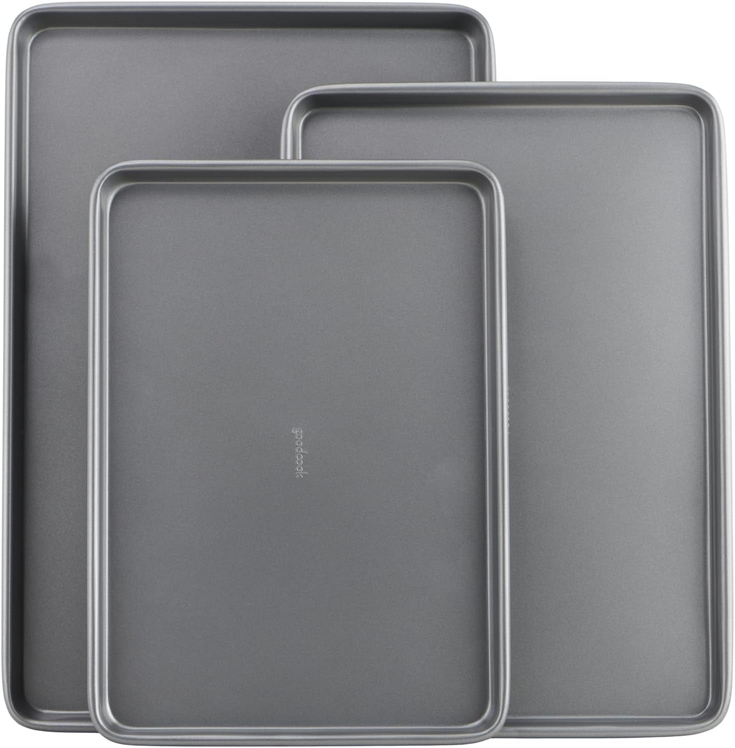 3-Piece Nonstick Carbon Steel Baking Sheet Set
