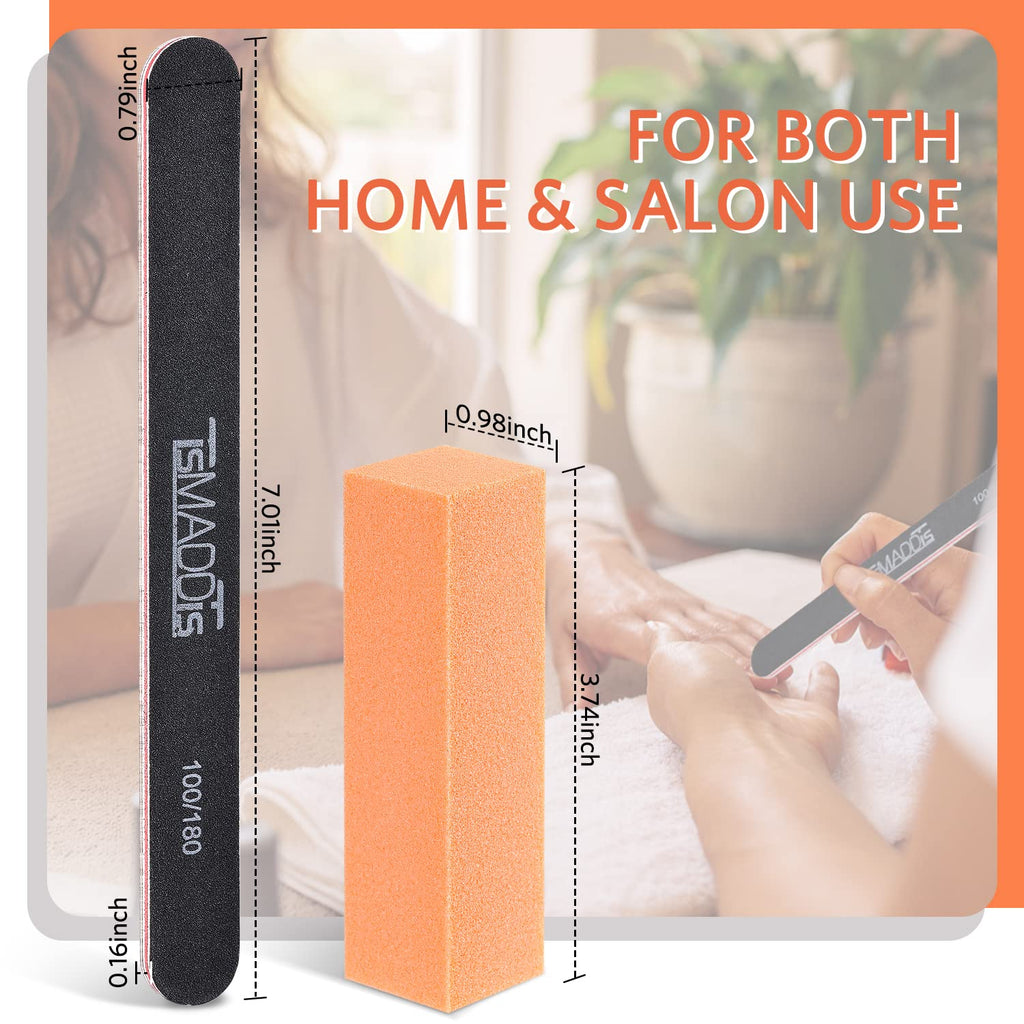 12-Pcs Professional Nail File & Buffer Kit