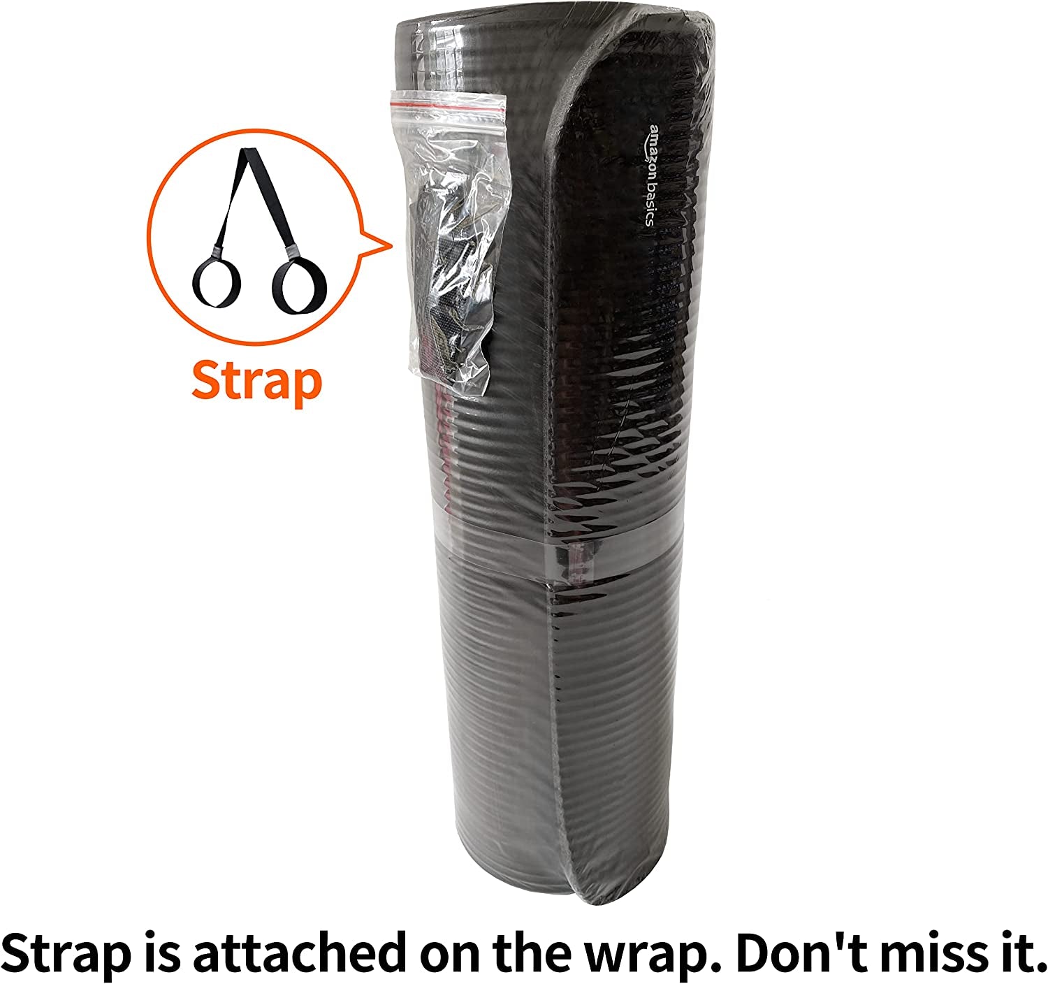 Extra Thick Yoga & Exercise Mat with Strap