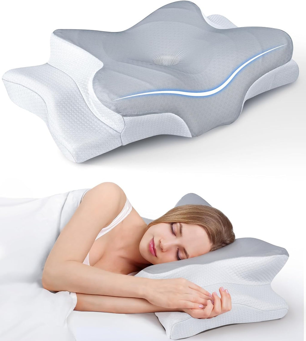 Cervical Memory Foam Pillow – Neck Support