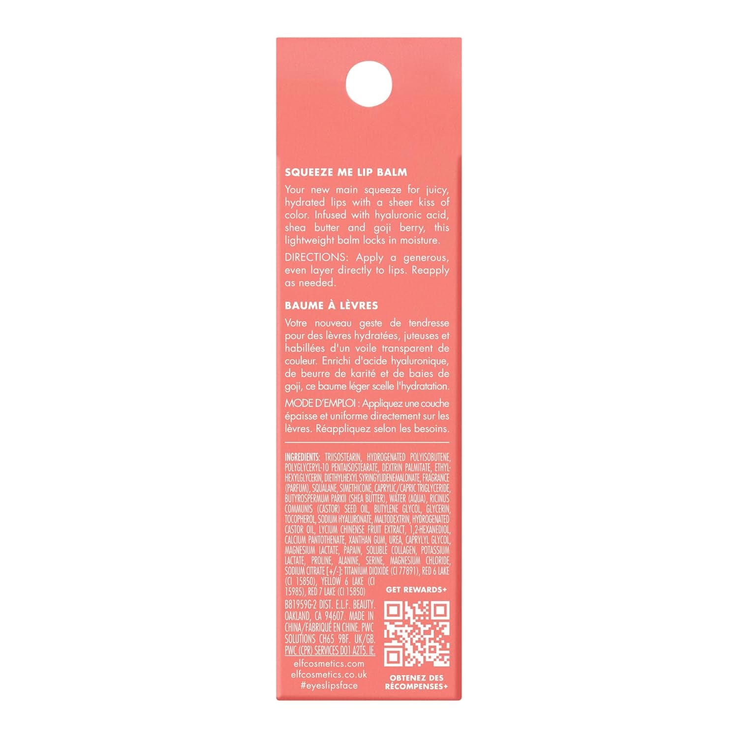 Squeeze Me Strawberry Lip Balm – Moisturizing Tint