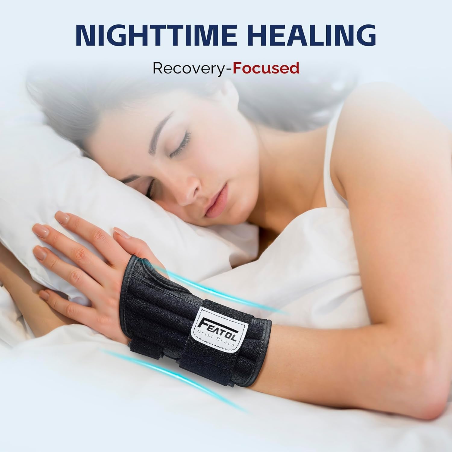 2-Pack Carpal Tunnel Wrist Brace – Pain Relief