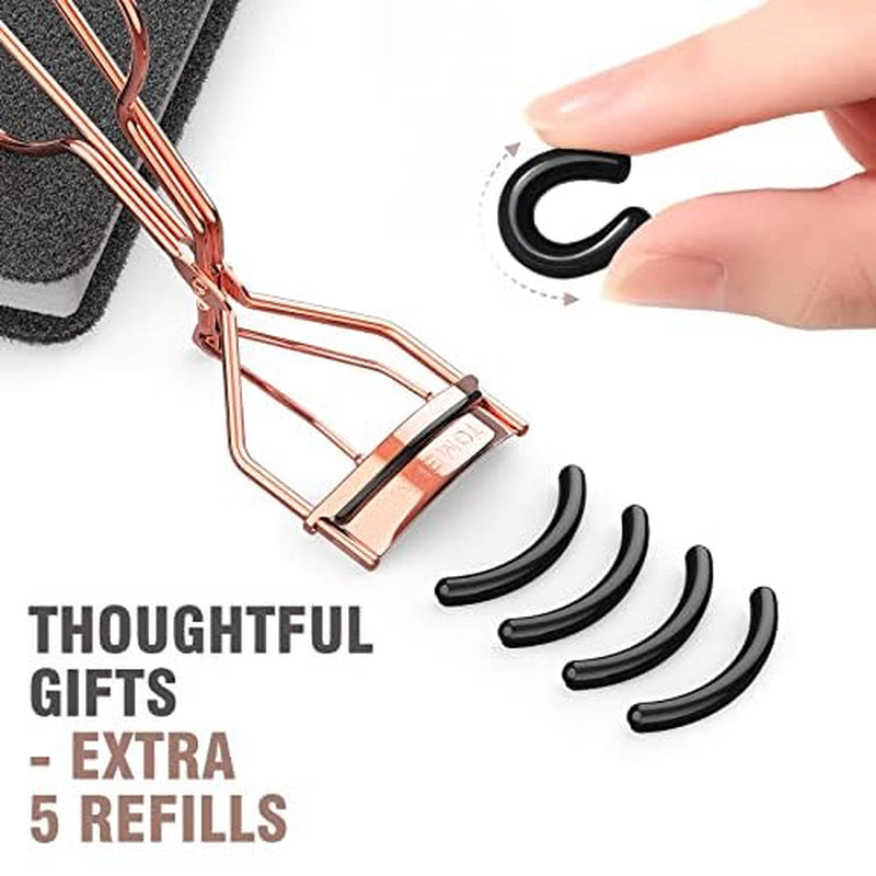 Eyelash Curler with Comb – Rose Gold