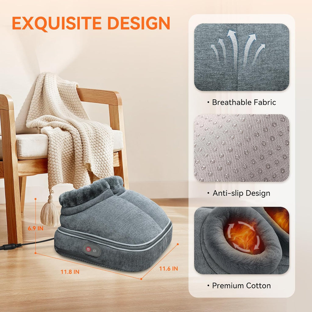 Shiatsu Foot Massager with Heat – Size 13