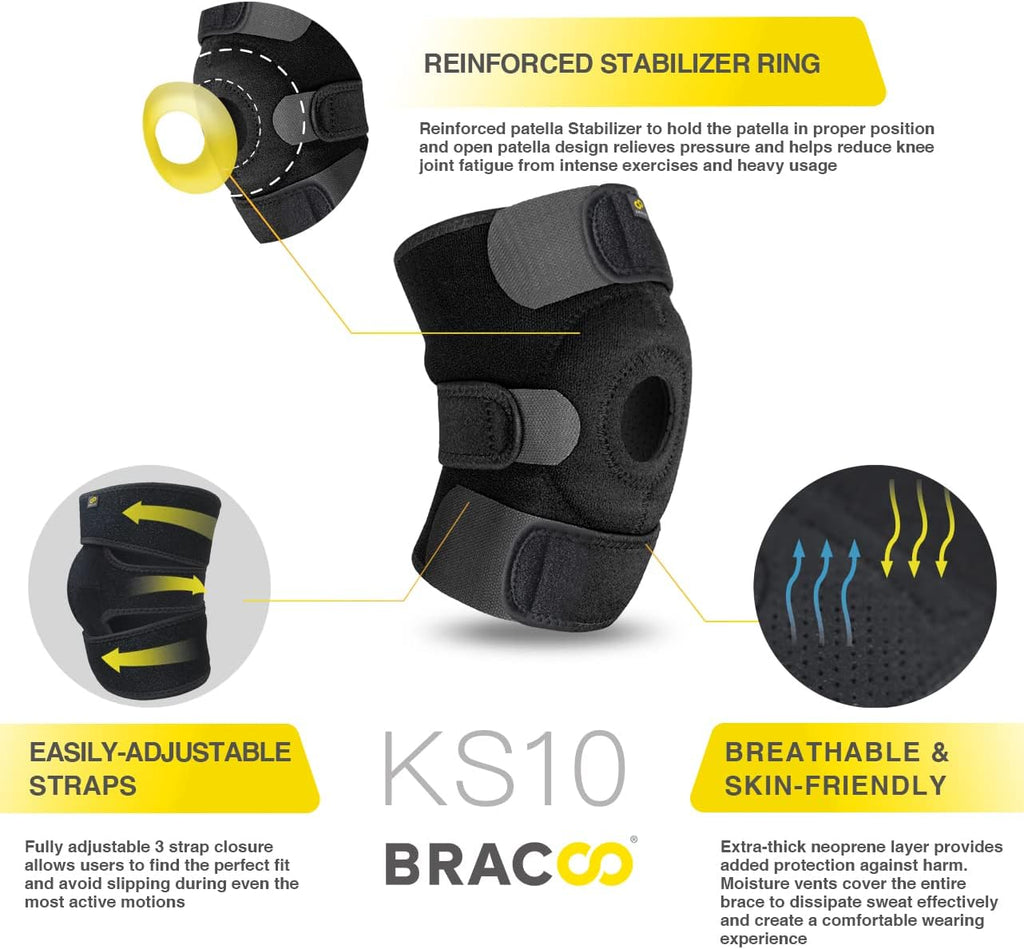 Adjustable Knee Support Brace – Pain Relief