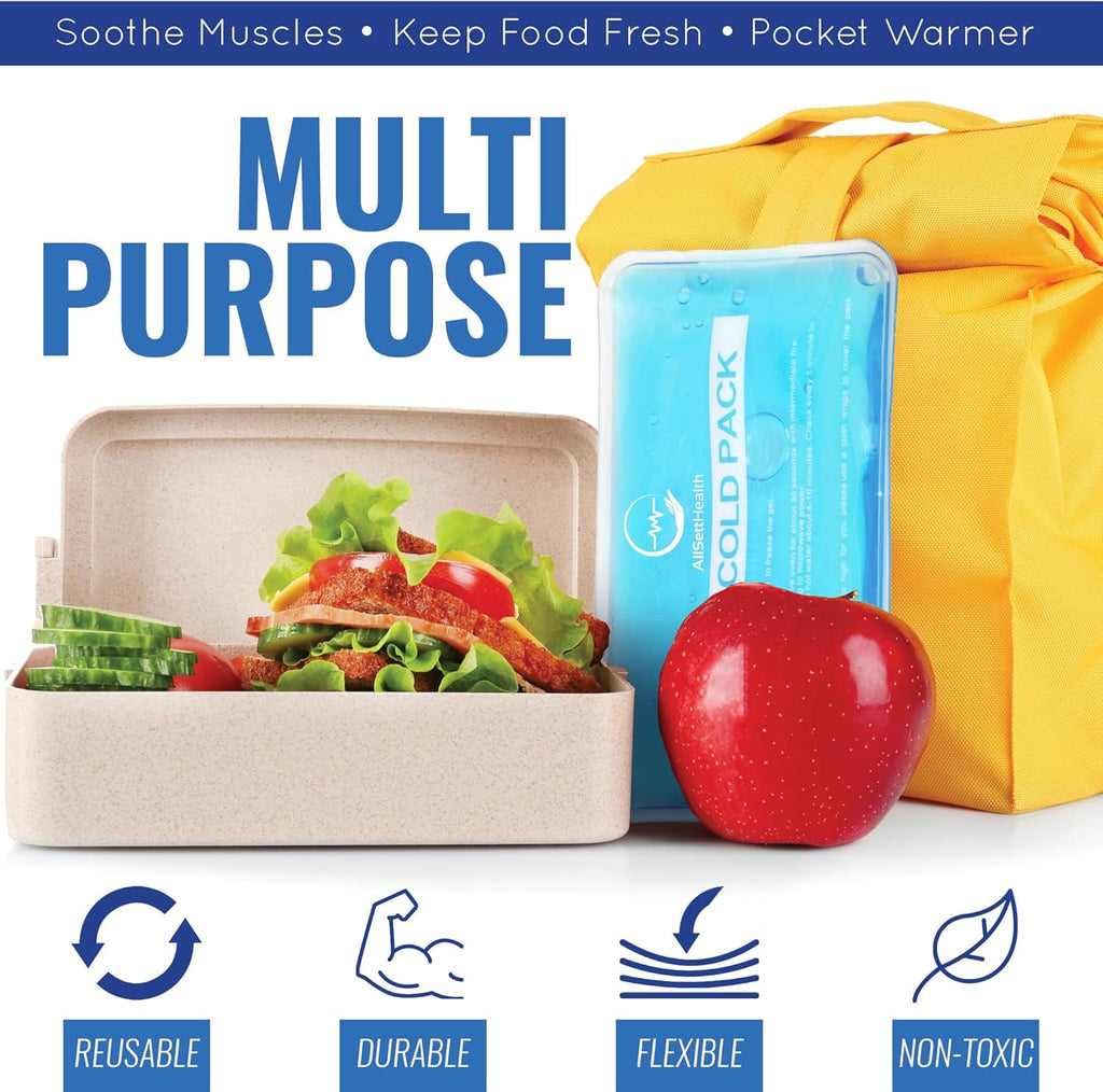 Reusable Hot & Cold Gel Ice Packs Variety Set