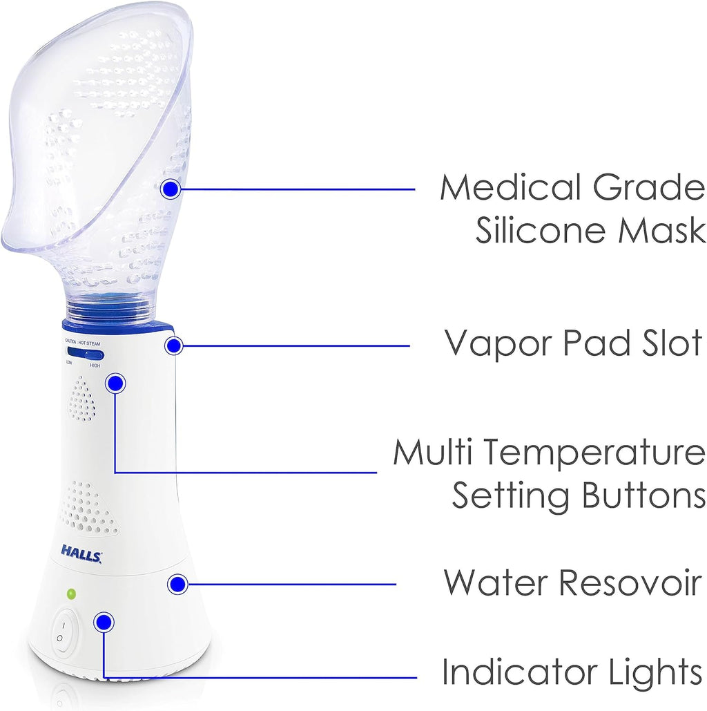 X Halls Personal Steam Inhaler for Congestion