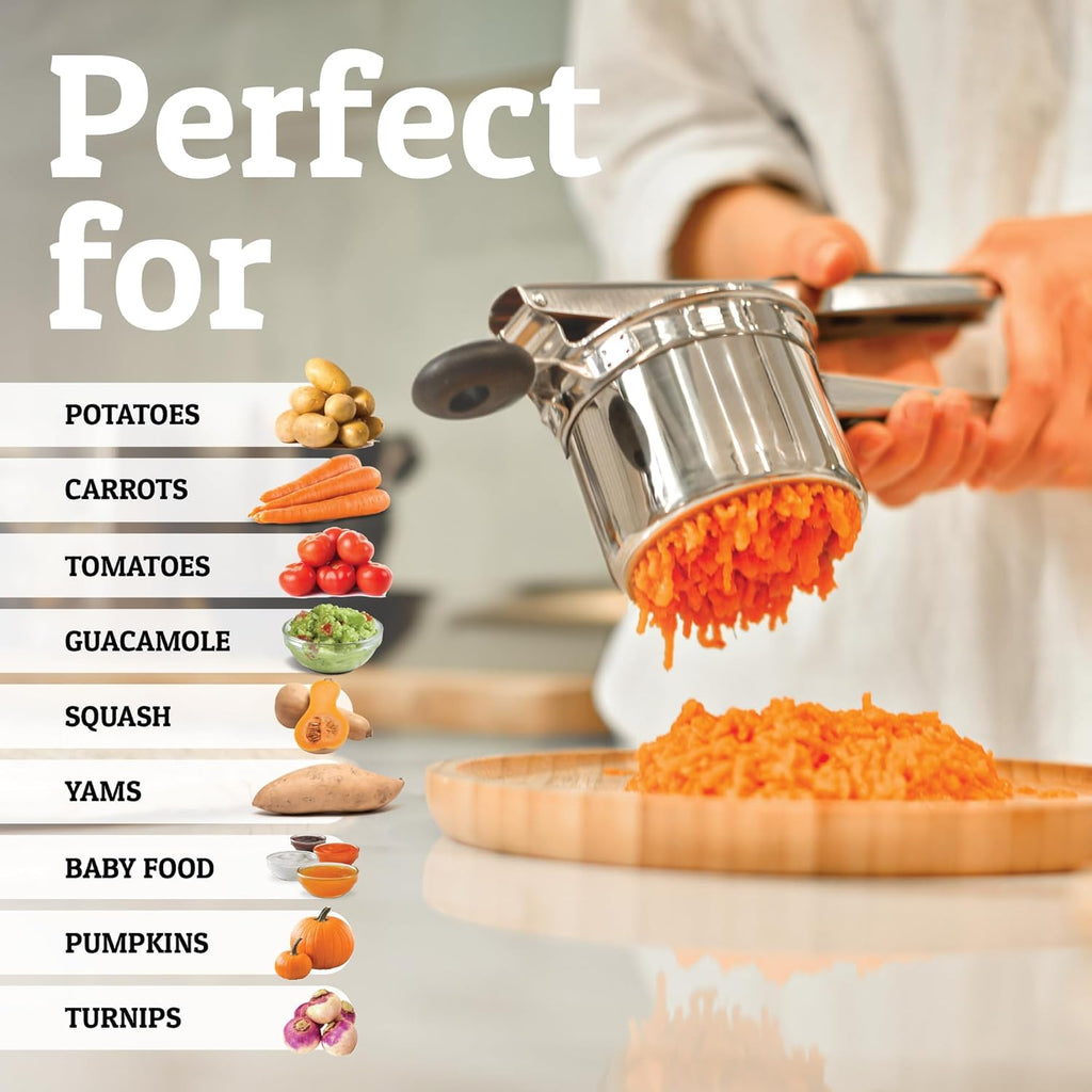 PriorityChef 15oz Stainless Steel Potato Ricer