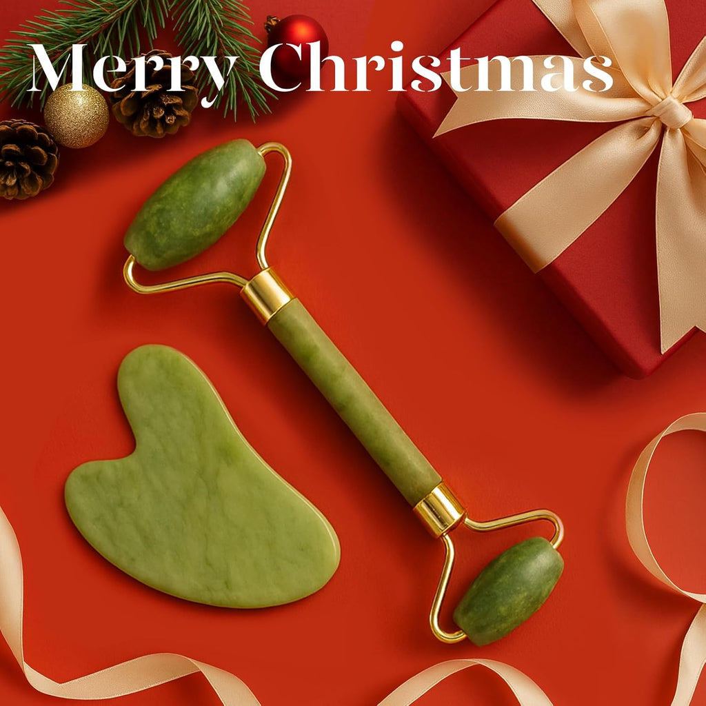 Icyme Jade Roller & Gua Sha Facial Set