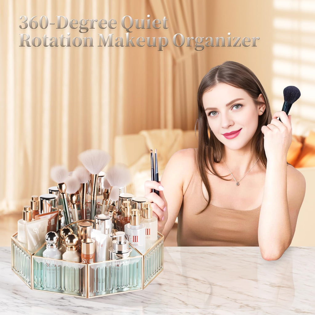360° Rotating Makeup Organizer – Vanity