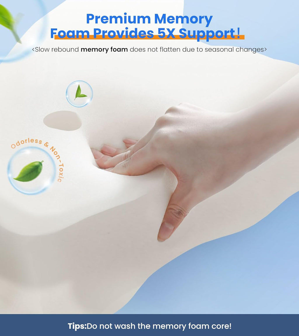 Cervical Memory Foam Pillow – Neck Support