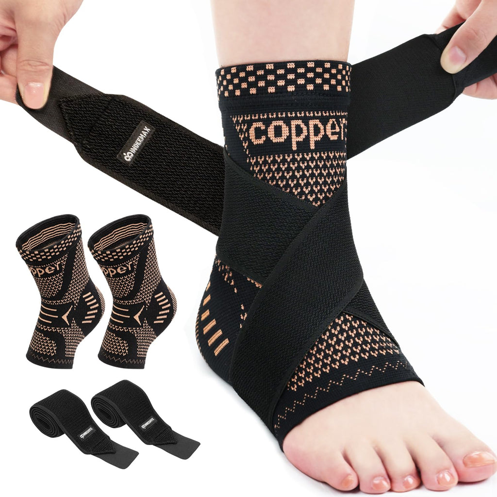 Copper Infused Ankle Brace – Pain Relief Support