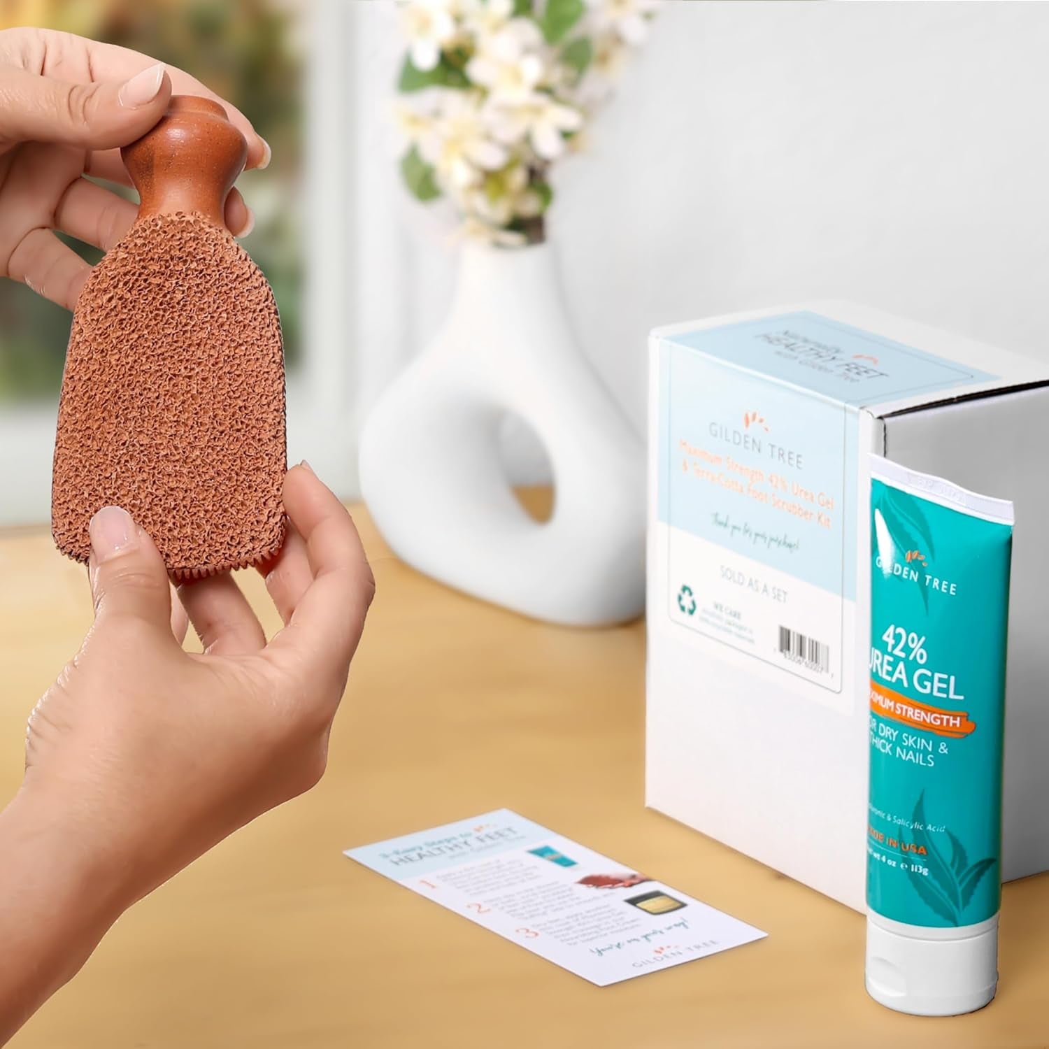 Callus Remover Gel & Foot Scrubber Kit