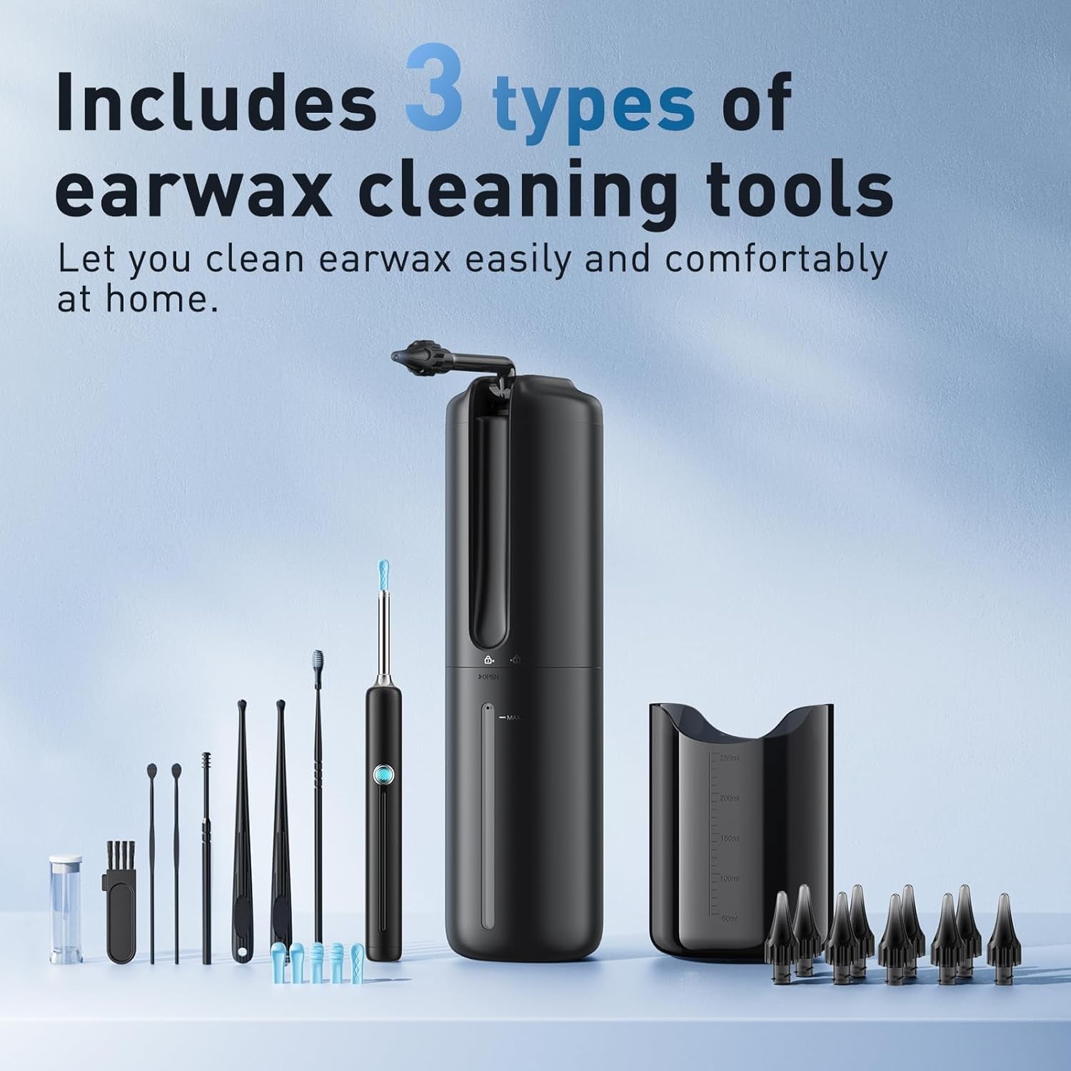 Electric Ear Wax Removal Kit with Camera