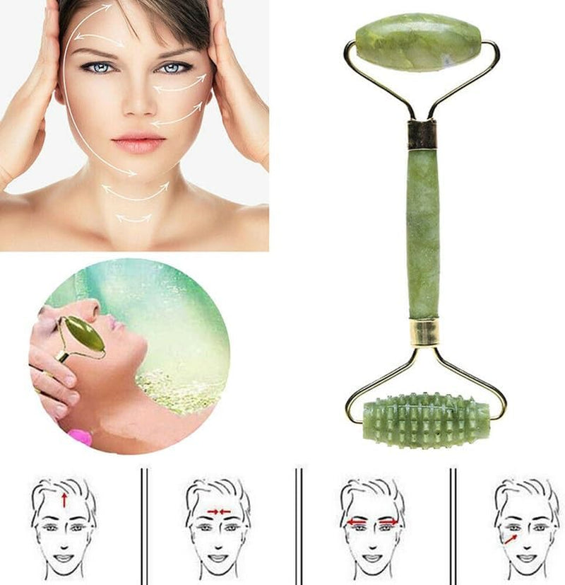 Jade Roller & Gua Sha Set – Facial Tools