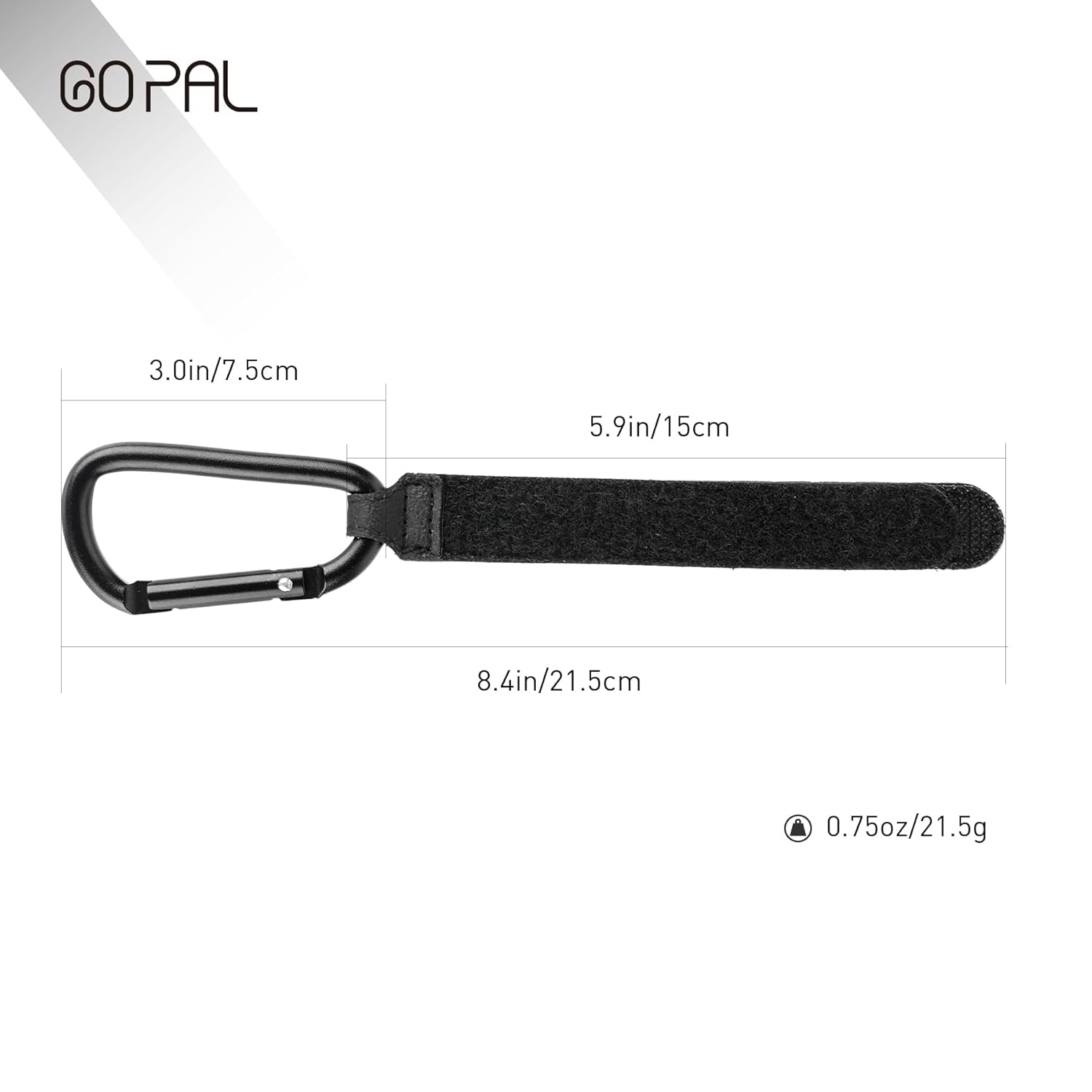 4 Pack Stroller Hooks for Bags, Baby Stroller Clips and Hooks Carry 33Lbs per Stroller Hook, Adjustable Stroller Carabiner Clip for Uppababy, DOONA, Baby Jogger, Britax, Chicco