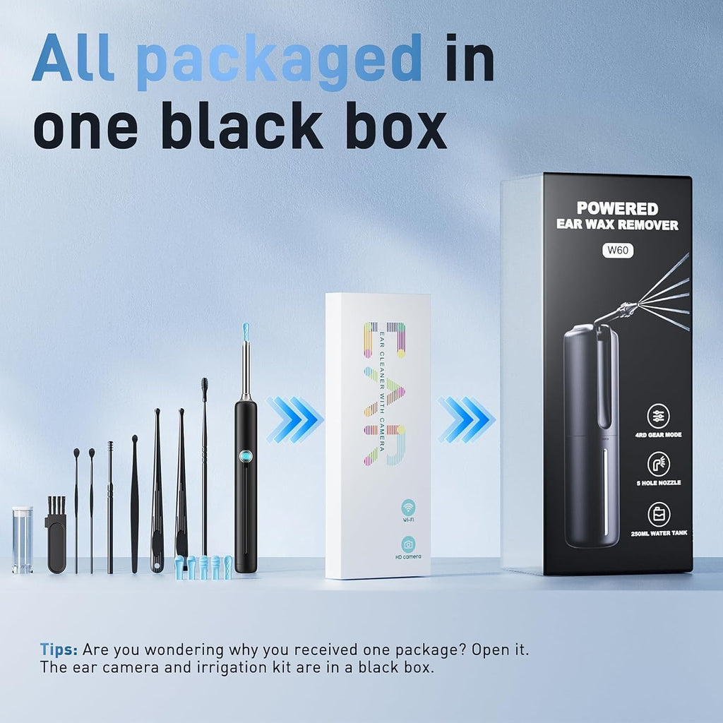 Electric Ear Wax Removal Kit with Camera