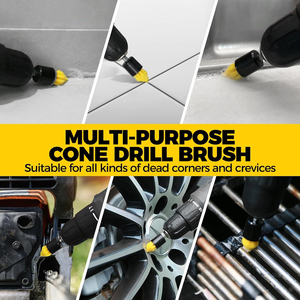 6-Pack Drill Brush Set – All-Purpose Cleaning Kit