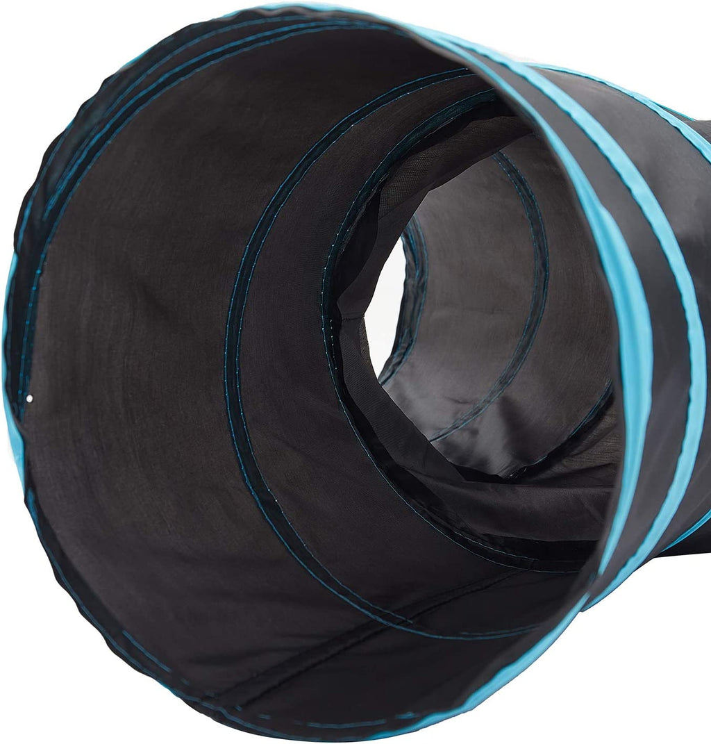 3-Way Collapsible Cat Tunnel Toy – Indoor