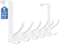 Over-the-Door Hooks 12-Hook White Hanger