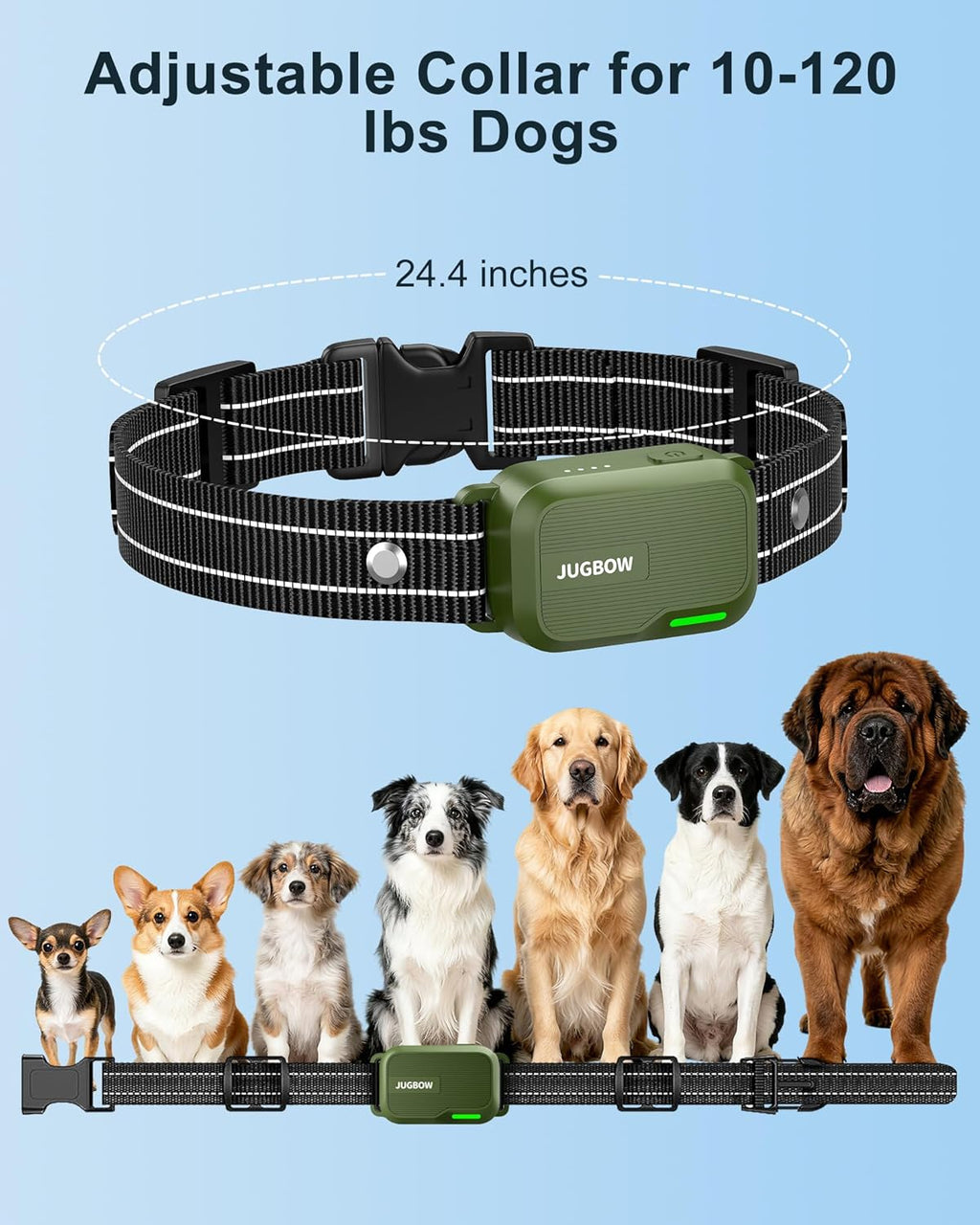 4500FT Dog Shock Collar – Waterproof & Rechargeable