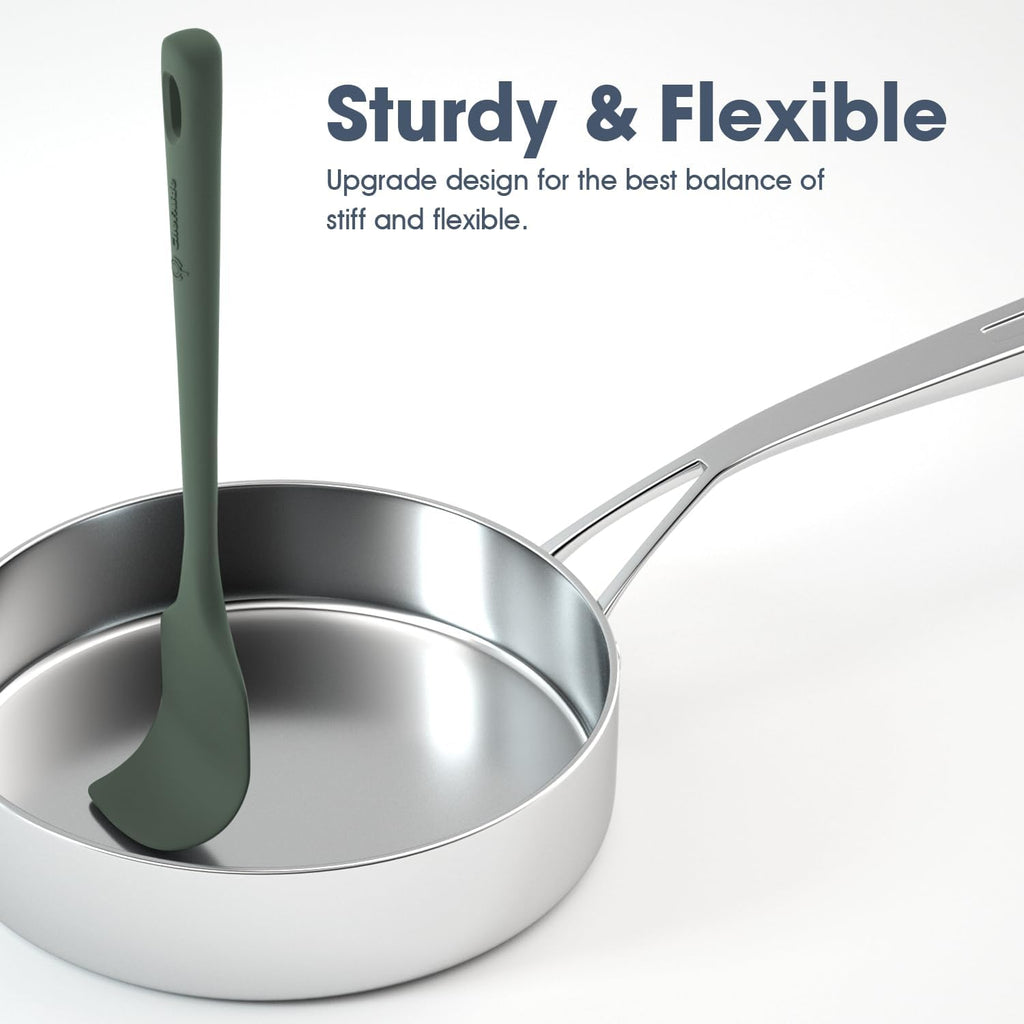 5-Piece Heat-Resistant Silicone Spatula Set