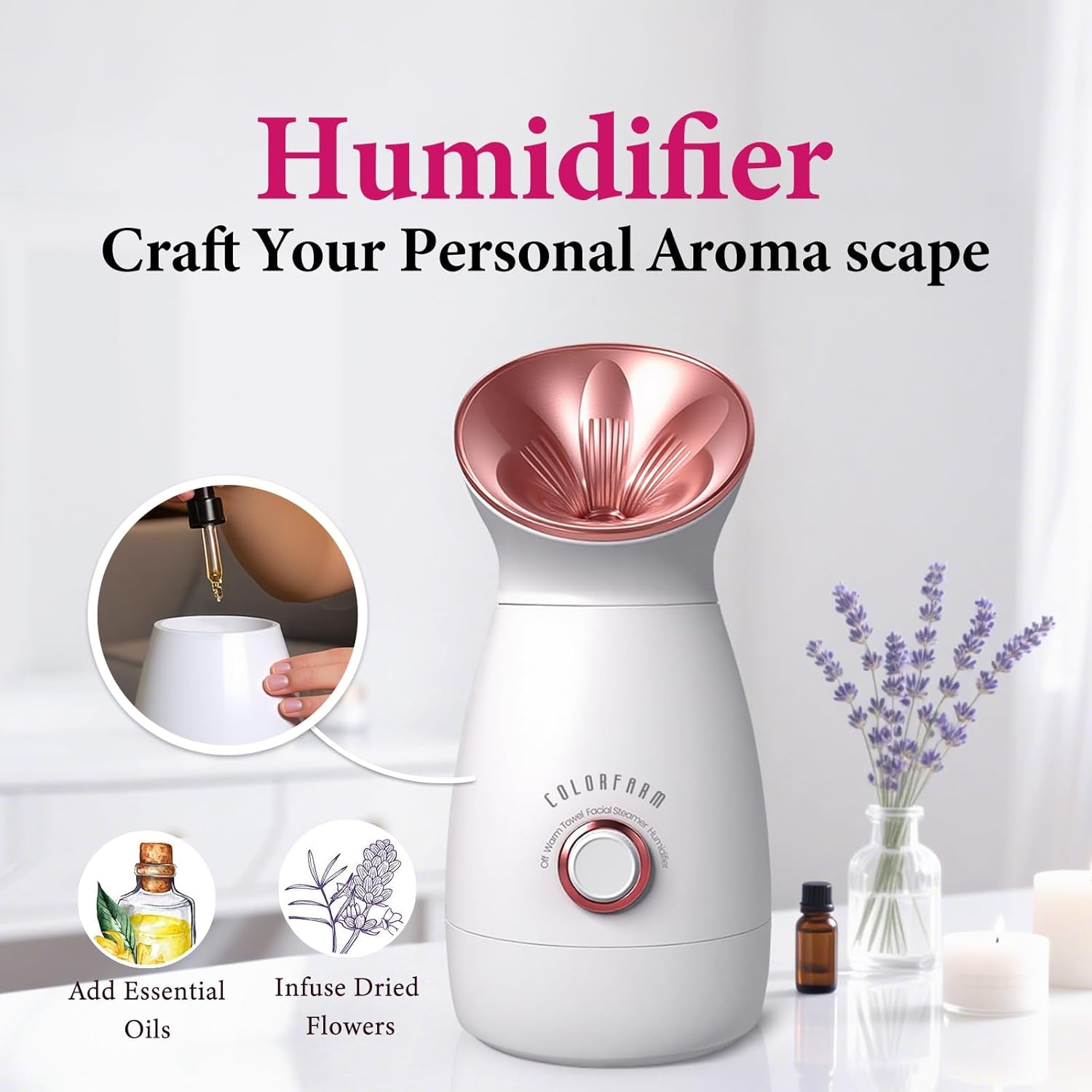 Nano Ionic 3-in-1 Facial Steamer & Humidifier