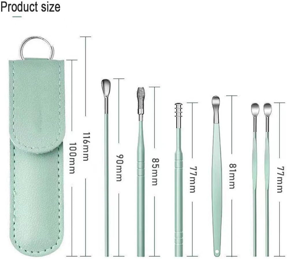12 Pcs Stainless Steel Earwax Removal Kit