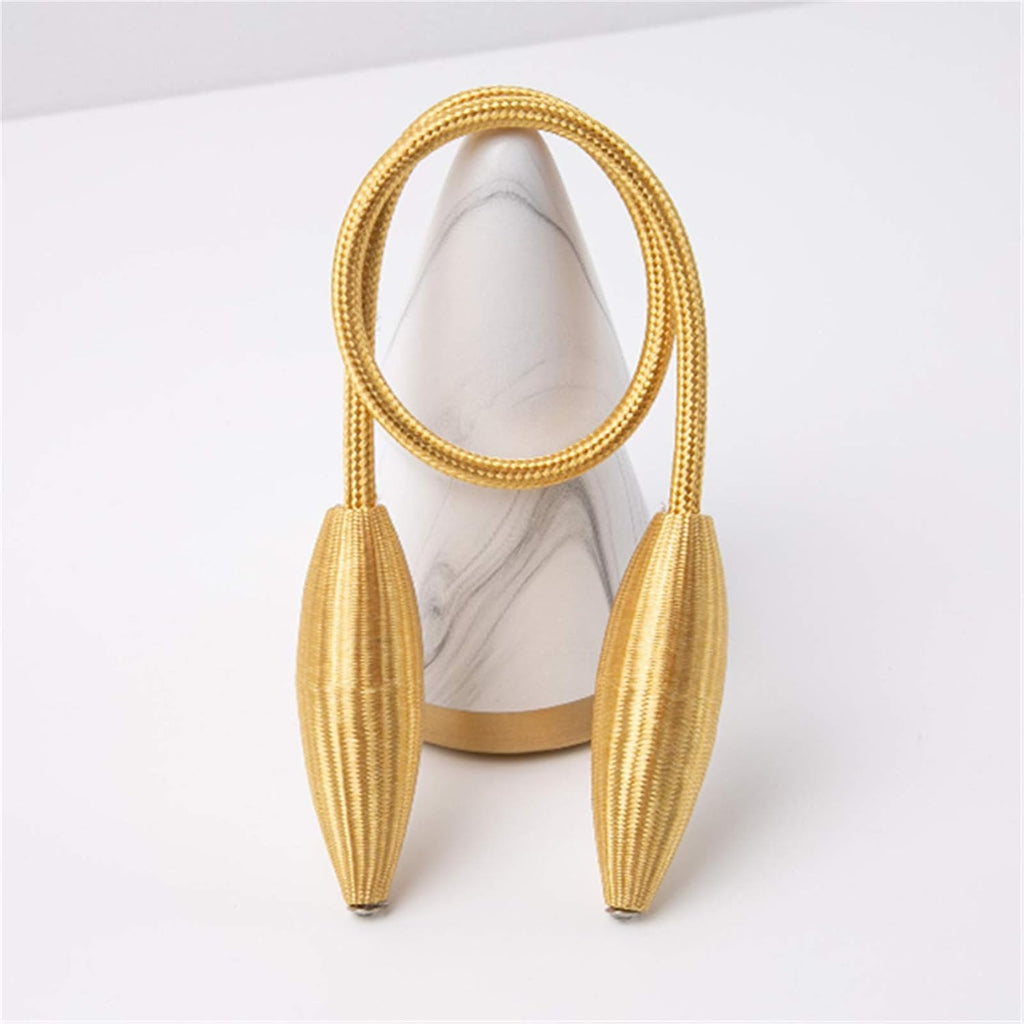 2-Pack Curtain Holdbacks Decorative Gold
