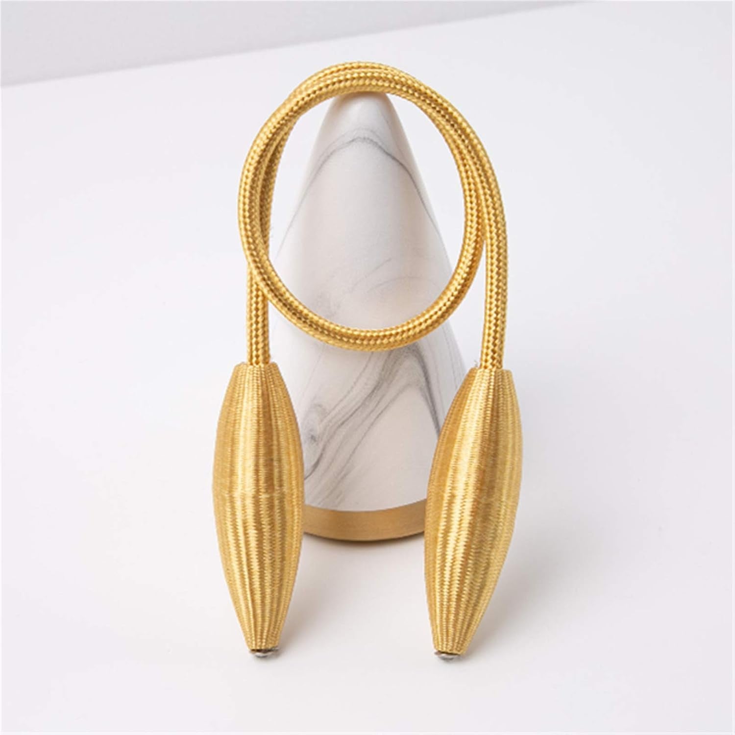 2-Pack Curtain Holdbacks Decorative Gold